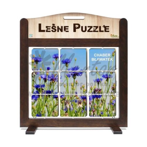 GRA MOBILNA - LEŚNE PUZZLE - MAK/CHABER - (wizualizacja poglądowa)