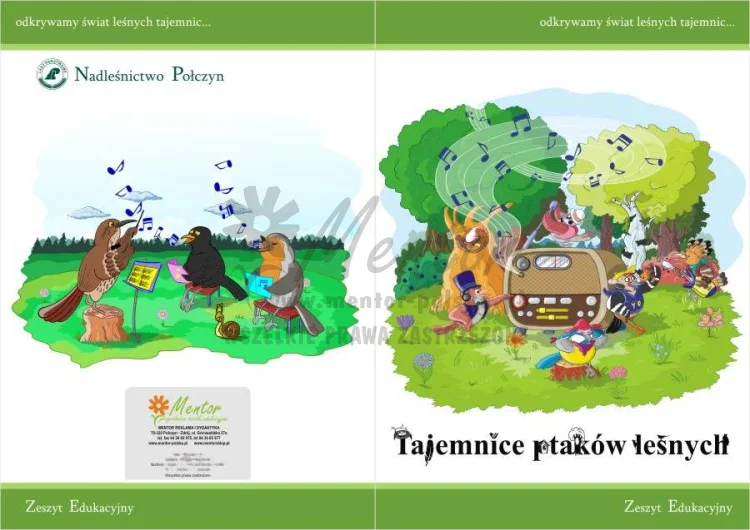 ZESZYT EDUKACYJNY "Tajemnice ptaków leśnych"