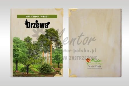 Mini Księga Wiedzy - Drzewa - wizualizacja poglądowa