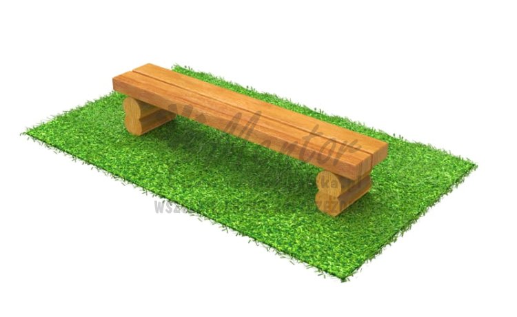 Ławka C24 - 160 cm (wizualizacja poglądowa)