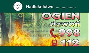 PP8 Tablica p.poż. Ogień Dzwoń!
