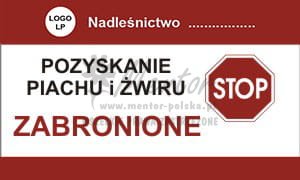 Z14 Tabliczka zakazująca