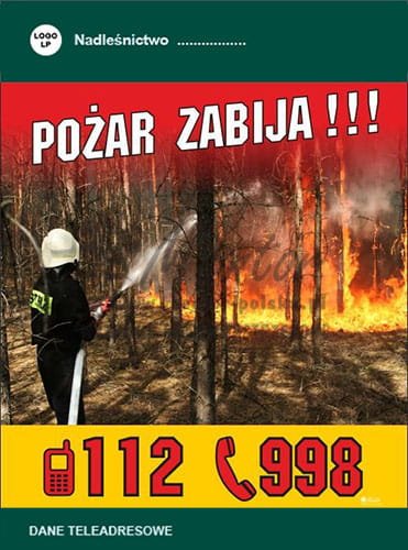 Tablica Pożar zabija! (PP23)