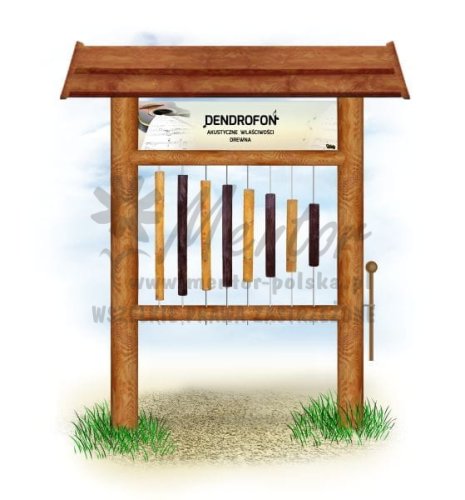 Dendrofon - Akustyczne właściwości drewna - wizualizacja poglądowa