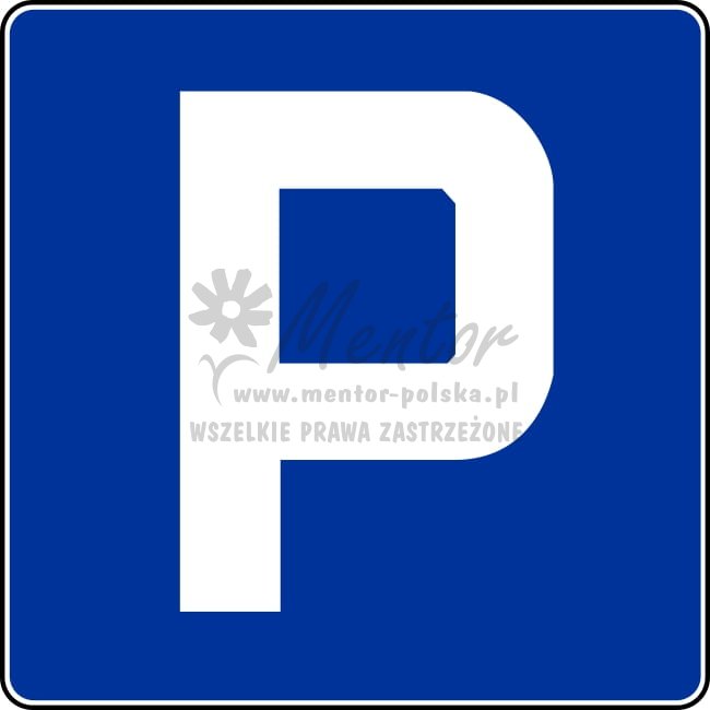 Znak drogowy D18 - Parking