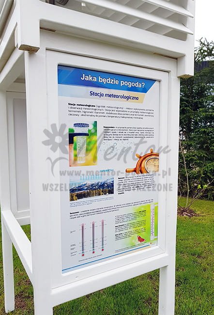Stacja meteorologiczna XL - panel edukacyjny B
