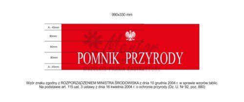 Tablica urzędowa - forma ochrony przyrody (dwuwersowa)wzor.jpg