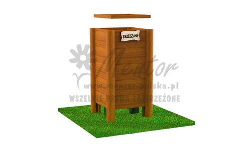Kosz na śmieci K04 - ZMIESZANE