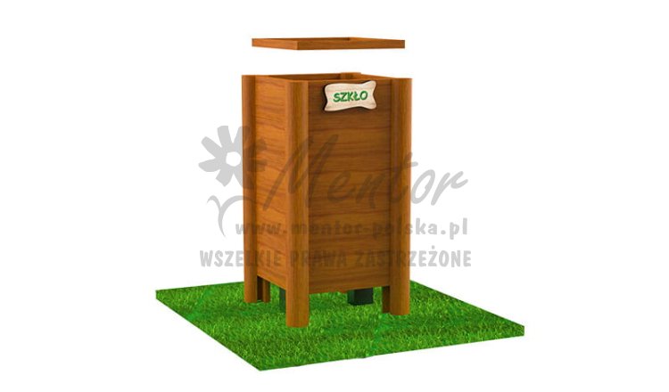 Kosz na śmieci K04 - SZKŁO