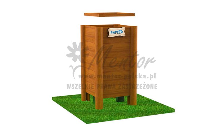 Kosz na śmieci K04 - PAPIER