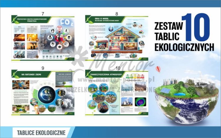 Zestaw Ekologicznych tablic 10 szt wizu cz 2