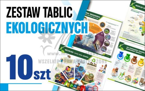 Zestaw Ekologicznych tablic 10 szt główna
