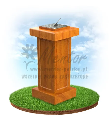 Zegar słoneczny zdobiony