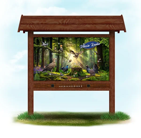 Ptasie radio (brąz bez ławki)