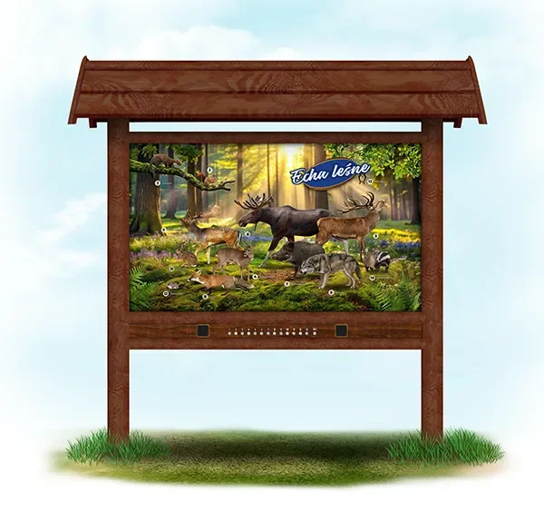 Echa leśne (brąz bez ławki)