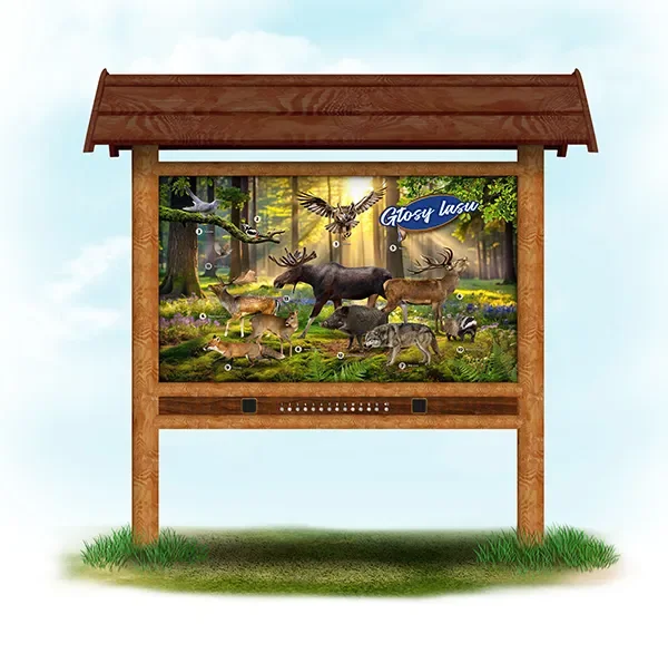 Głosy lasu  (dąb i brąz bez ławki)