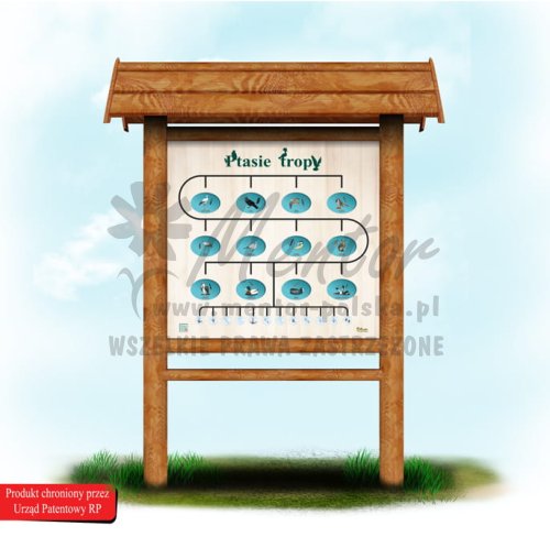 Ptasie Tropy - Labirynt Natury, impregnat: dąb - wizualizacja poglądowa