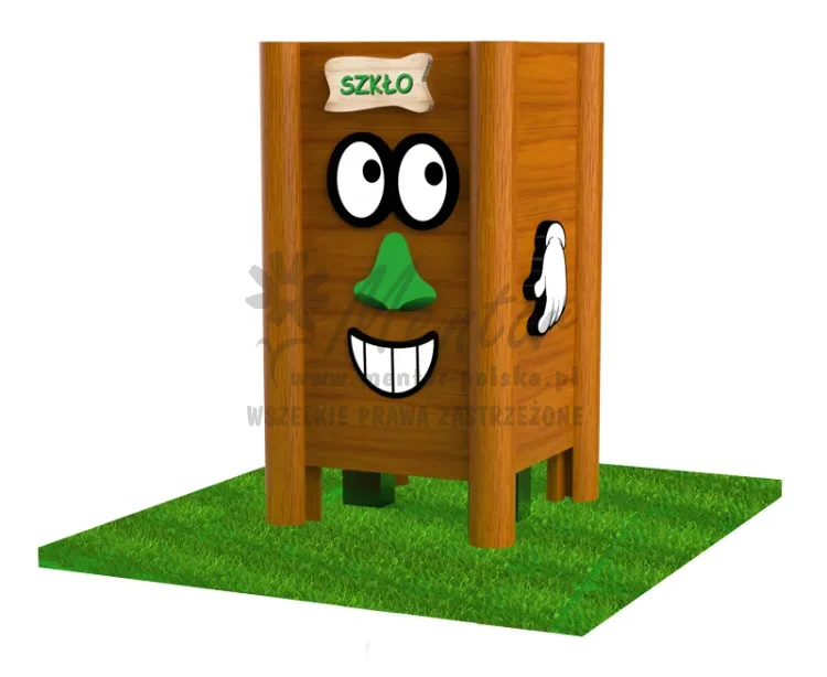 Kosz na śmieci K04 TROLL - szkło