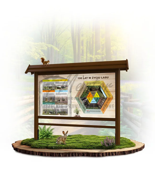 ZEG02 - Zegar Przyrody - 100 lat w życiu lasu - brąz_webp.webp