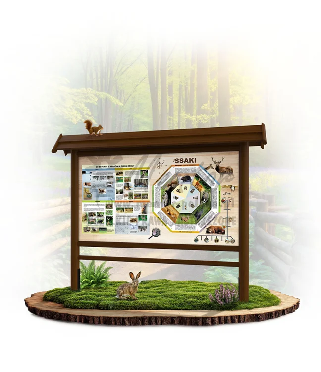 ZEG09 - Zegar Przyrody - Rok w lesie - ssaki - brąz_webp.webp