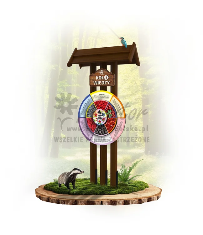 KWOLJ-KP3S - Owoce leśne jadalne - brąz_webp.webp