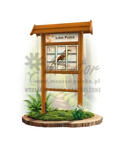 LEŚNE PUZZLE - SŁOWIK RDZAWY DROZD ŚPIEWAK - DĄB_webp.webp