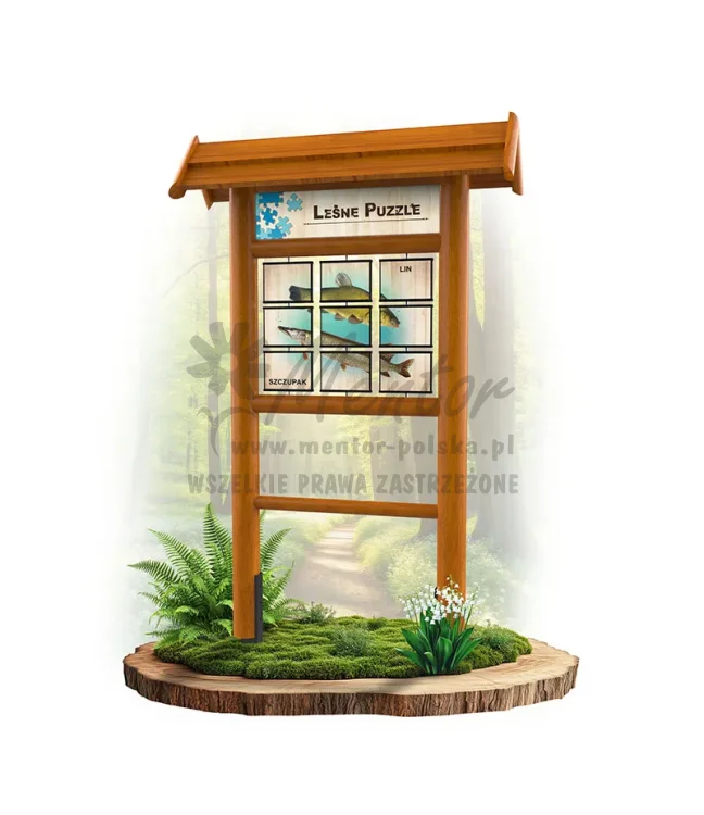 LEŚNE PUZZLE - SZCZUPAK, LIN LESZCZ, OKOŃ - DĄB_webp.webp