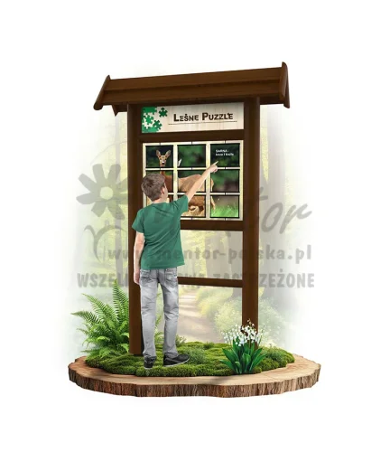 LEŚNE PUZZLE - JELEŃ I SARNA - BRĄZ_webp.webp
