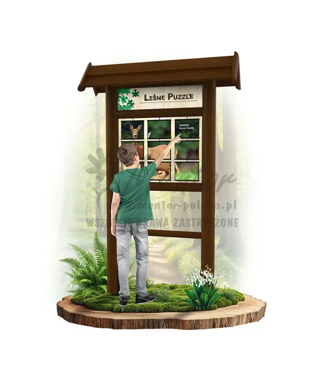 LEŚNE PUZZLE - JELEŃ I SARNA - BRĄZ_webp.webp
