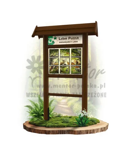 LEŚNE PUZZLE - MIESZKAŃCY LASU - BRĄZ_webp.webp