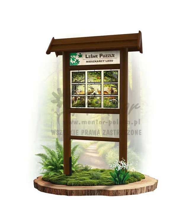 LEŚNE PUZZLE - MIESZKAŃCY LASU - BRĄZ_webp.webp