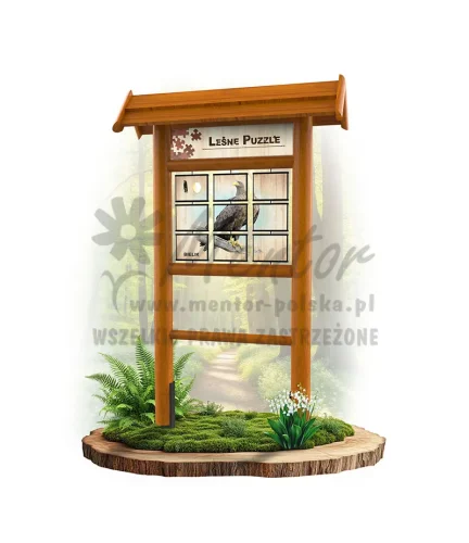 LEŚNE PUZZLE - BIELIK MYSZOŁÓW - DĄB_webp.webp