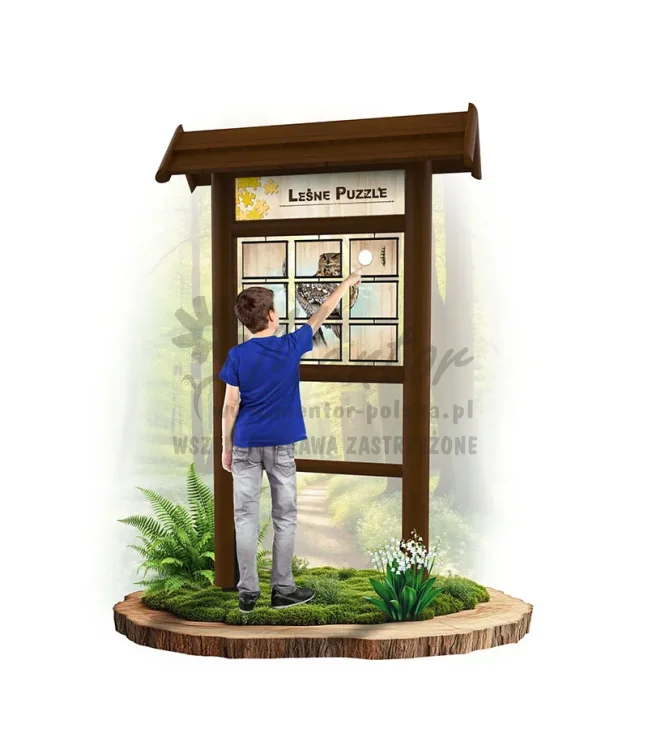LEŚNE PUZZLE - PUCHACZ PUSZCZYK - BRĄZ_webp.webp