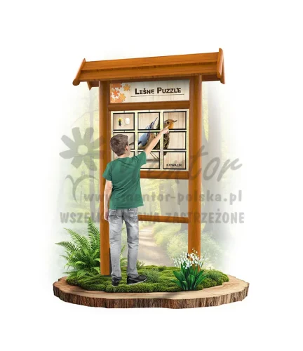 LEŚNE PUZZLE - KOWALIK - RUDZIK - DĄB_webp.webp
