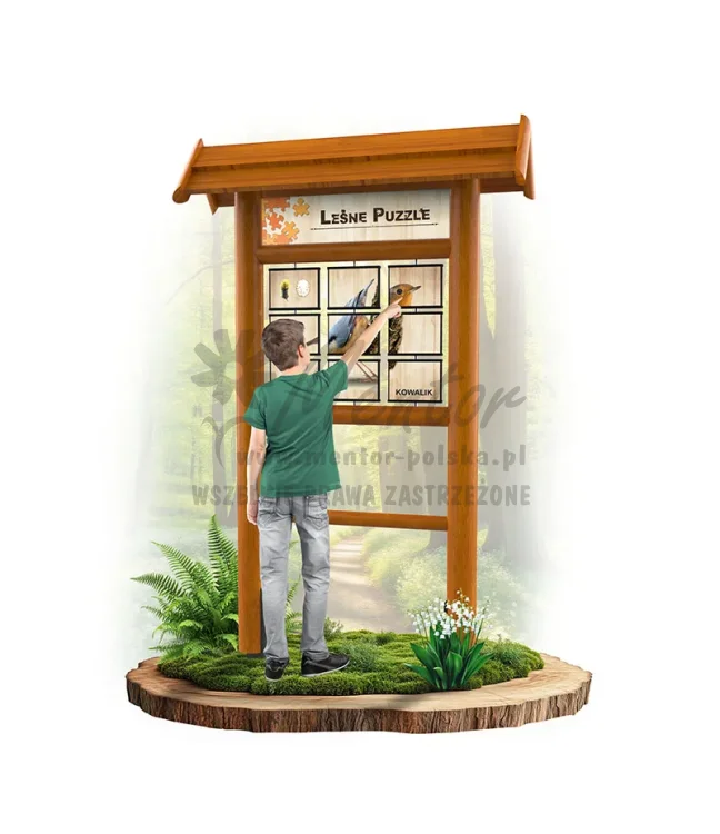 LEŚNE PUZZLE - KOWALIK - RUDZIK - DĄB_webp.webp