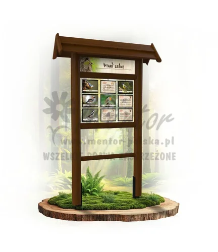 Seria poznawcza - Ptaki leśne_foto_brąz