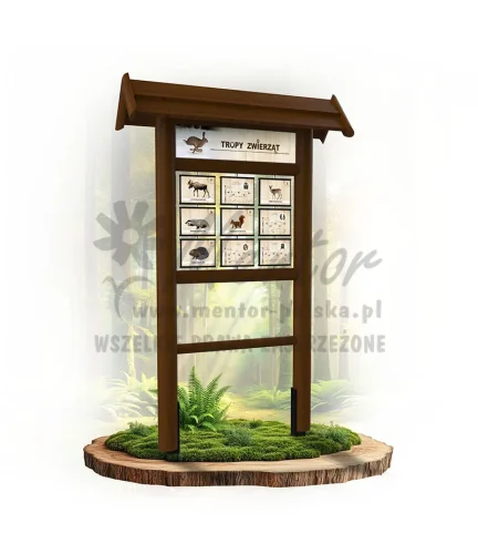 Seria poznawcza - Tropy zwierząt_brąz