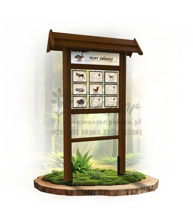 Seria poznawcza - Tropy zwierząt_brąz