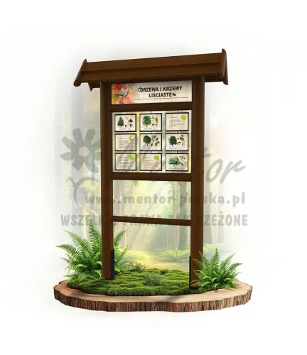 Seria poznawcza - Drzewa i krzewy liściaste_brąz