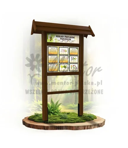 Seria poznawcza - Rośliny przyjazne pszczołom_brąz