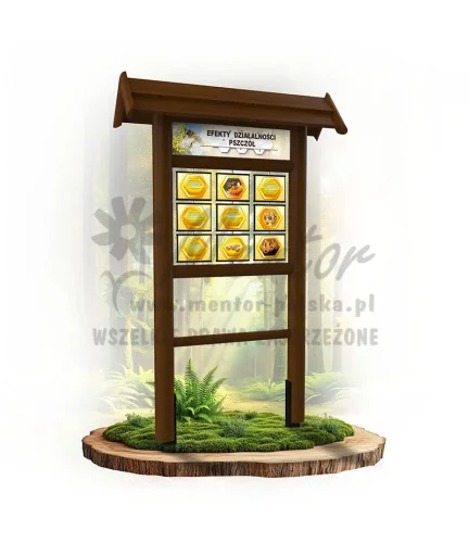 Seria poznawcza - Efekty działalności pszczół_brąz