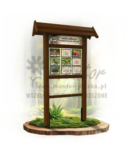 Seria poznawcza - Groźne zwierzęta i niebezpieczne rośliny_brąz