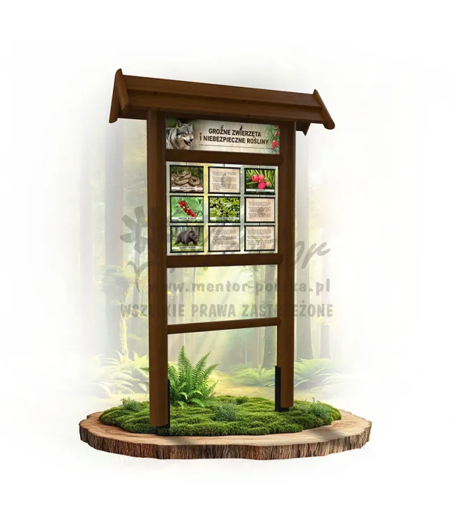 Seria poznawcza - Groźne zwierzęta i niebezpieczne rośliny_brąz