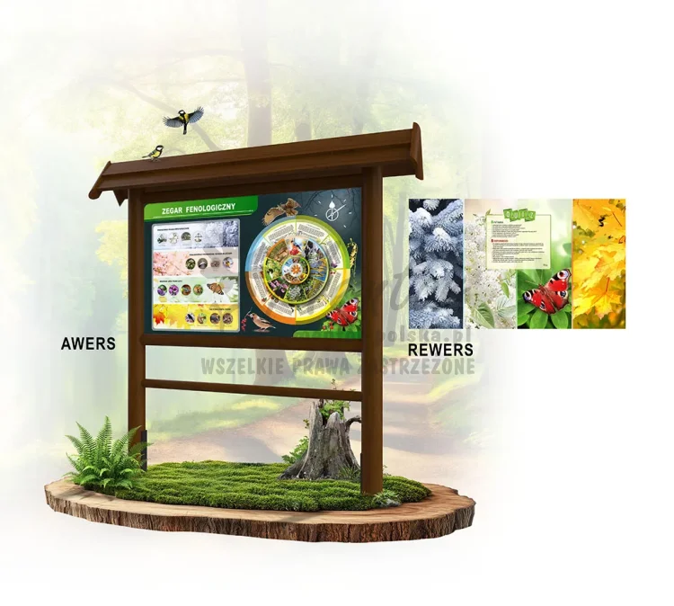 KWT09 - Zegar fenologiczny - brąz rewers.webp
