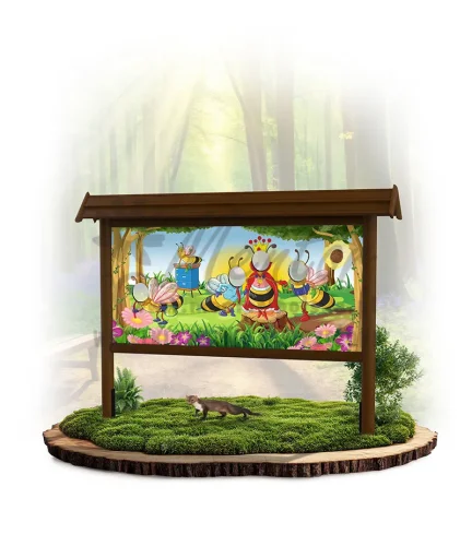 FŚ07 - Fotościanka Pszczelarstwo_249x100_brąz_webp.webp