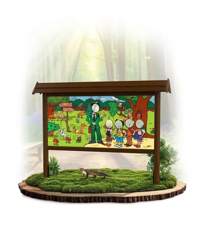 FŚ01 - Fotościanka Leśna Wędrówka_249x100_brąz_webp.webp