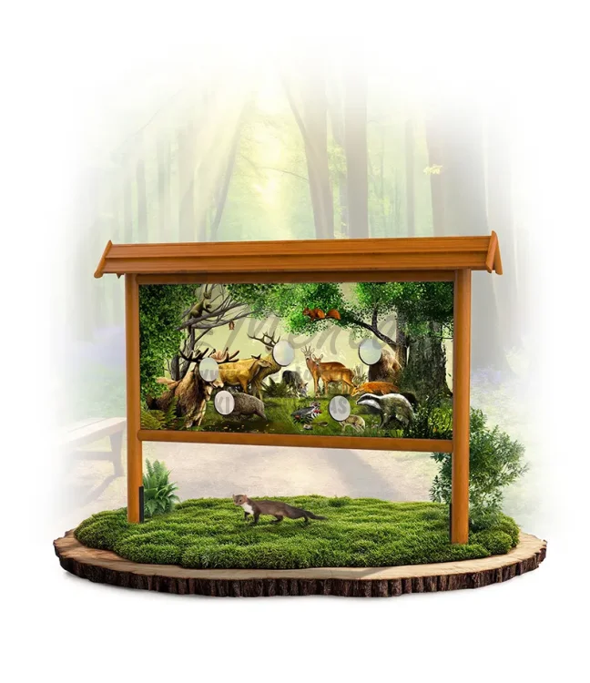 FŚ Fotościanka Ssaki leśne - wersja rysowana_249x100_dąb_webp.webp