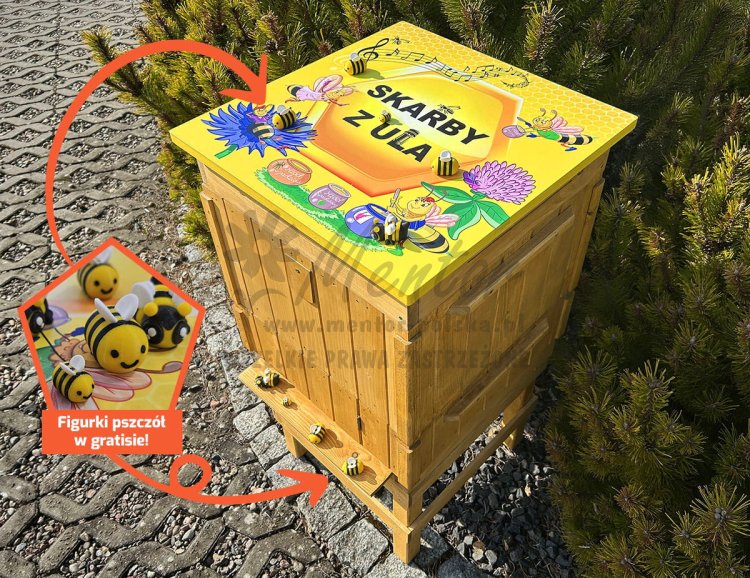 Interaktywny ul dźwiękowy  - figurki pszczół