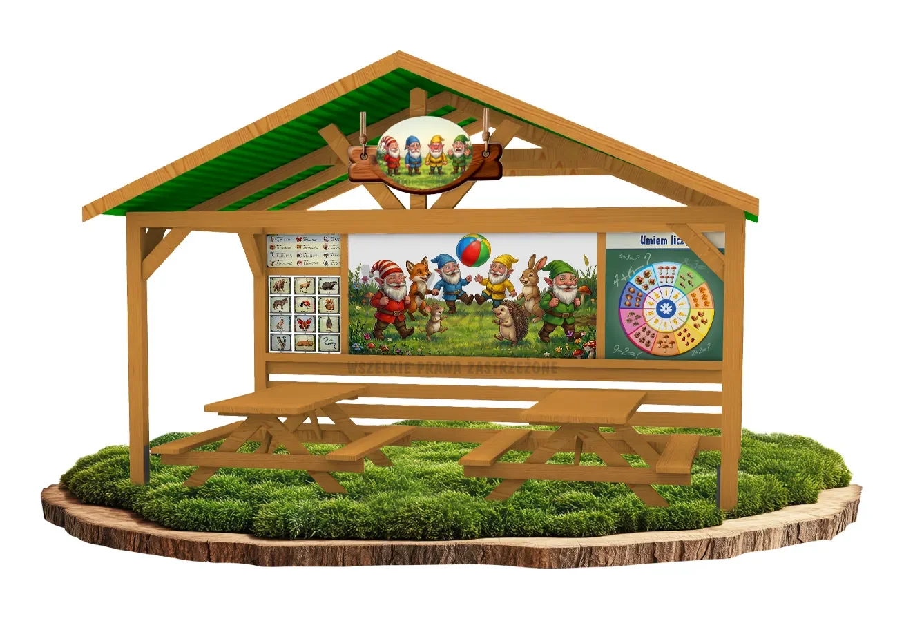 Wiata Edukacyjna Wesołe Przedszkolaki WEP01