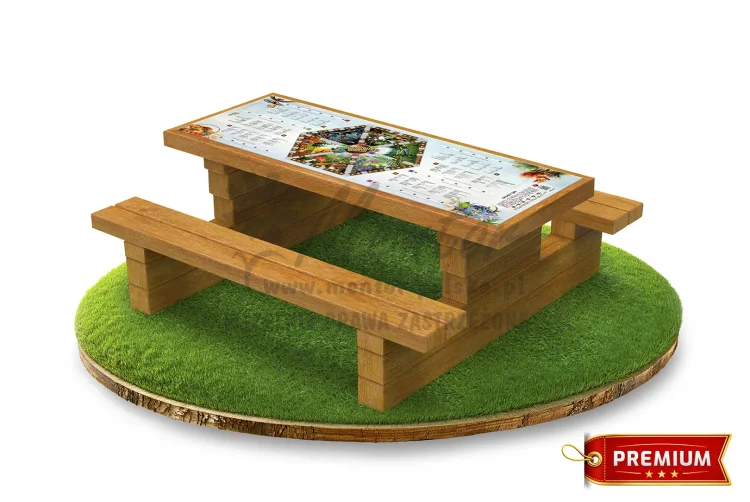 BALI - Ławostół z grą edukacyjną (wariant Premium)